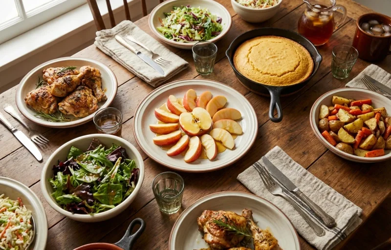 Apple Slices with Honey Drizzle