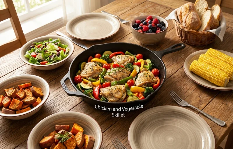 Chicken and Vegetable Skillet