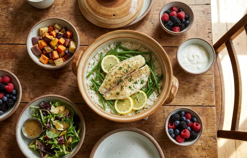 One-Pot Tilapia and Rice