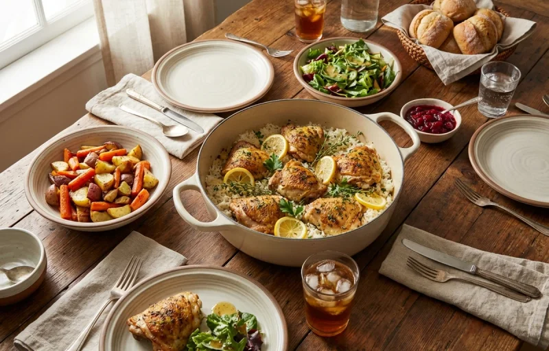 Lemon Herb Chicken and Rice