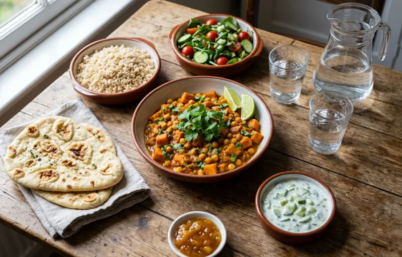 Sweet Potato and Chickpea Curry